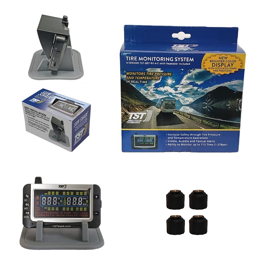 4 Cap Sensor TPMS Kit with Color Display X2534