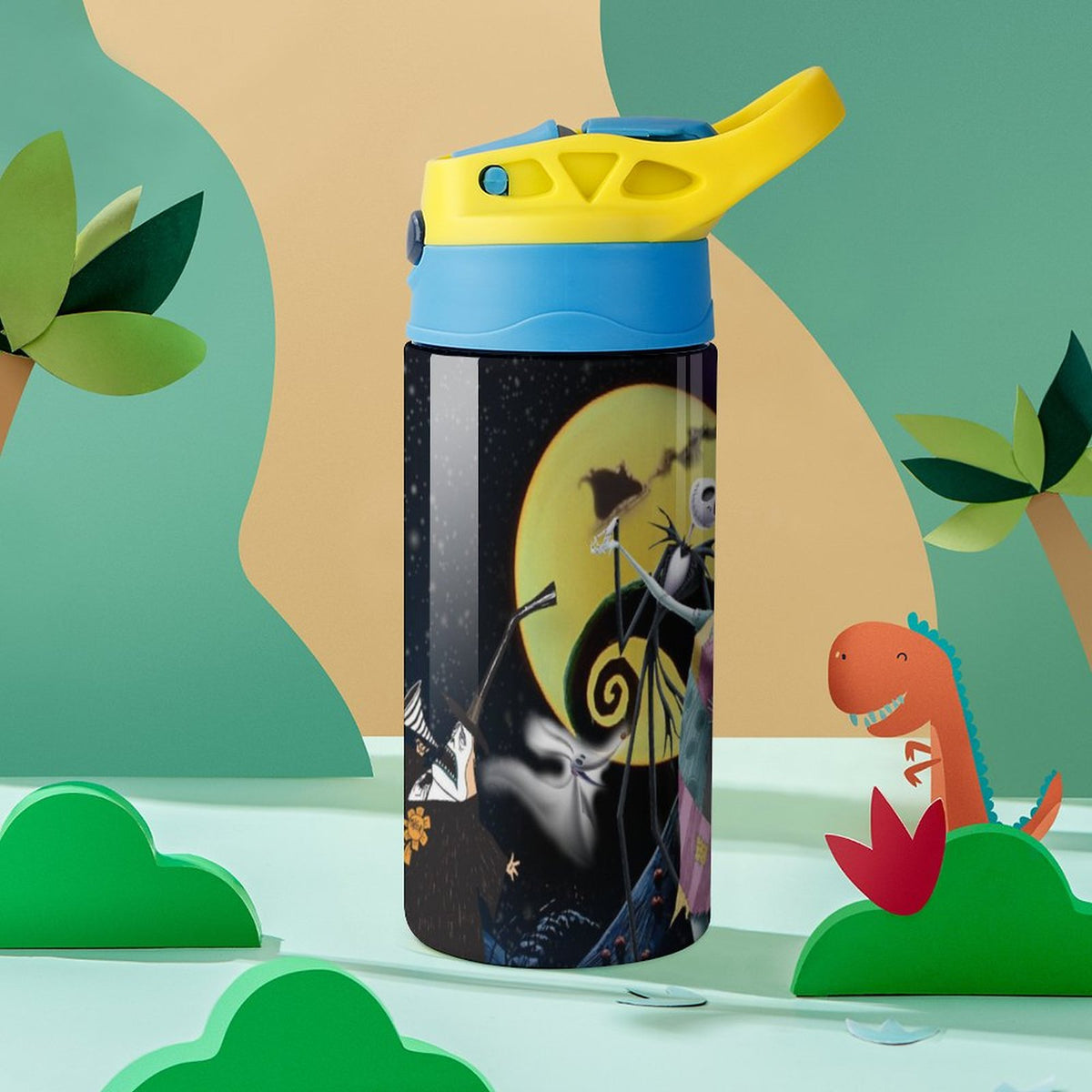Insulated Stainless Steel Water Bottle with Straw H232903