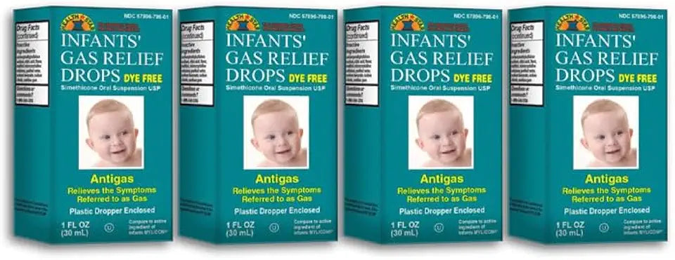 Simethicone Gas Relief Drops 1 Fl Oz Pack of 4 Z171493