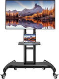 32-82 Inch Mobile TV Cart with Wheels W692