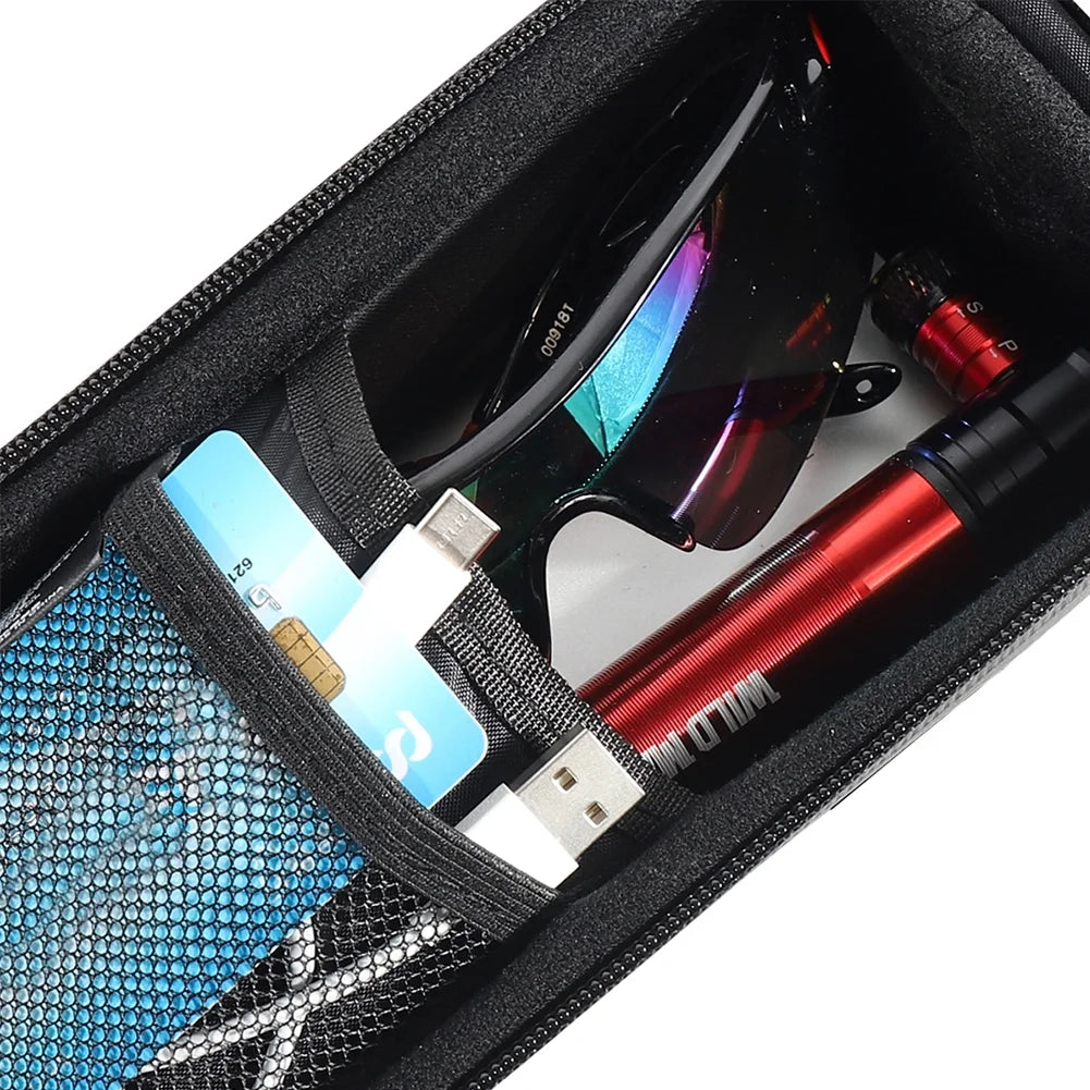 Black Waterproof Hard Shell Bicycle Bag S4020
