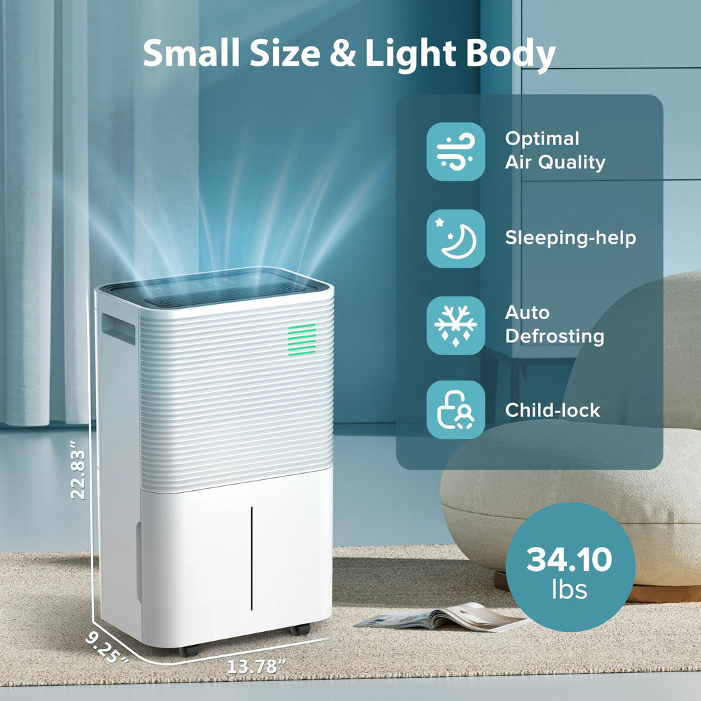 45 Pints Dehumidifier with Drain Hose L169