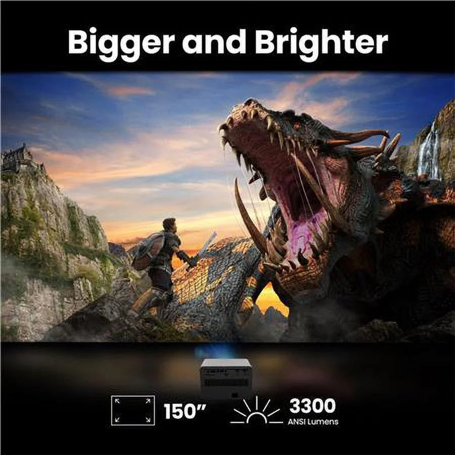 True 4K UHD HDR 4LED 3300 Lumens Gaming Projector K59611