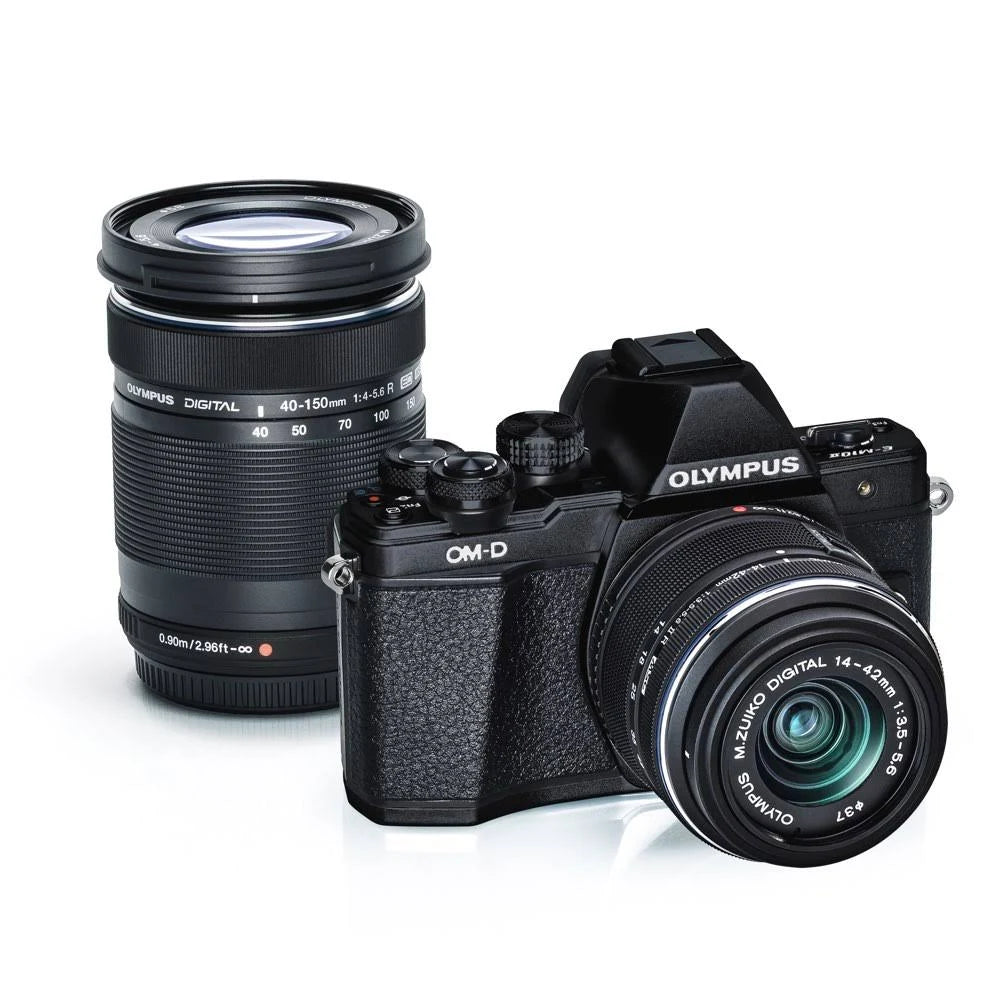Black Two Lens Kit Camera with 14-42mm and 40-150mm Lenses E50177