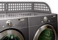 Laundry Guard Magnetic 50.5" x 21" x 8" Slate Gray W381904