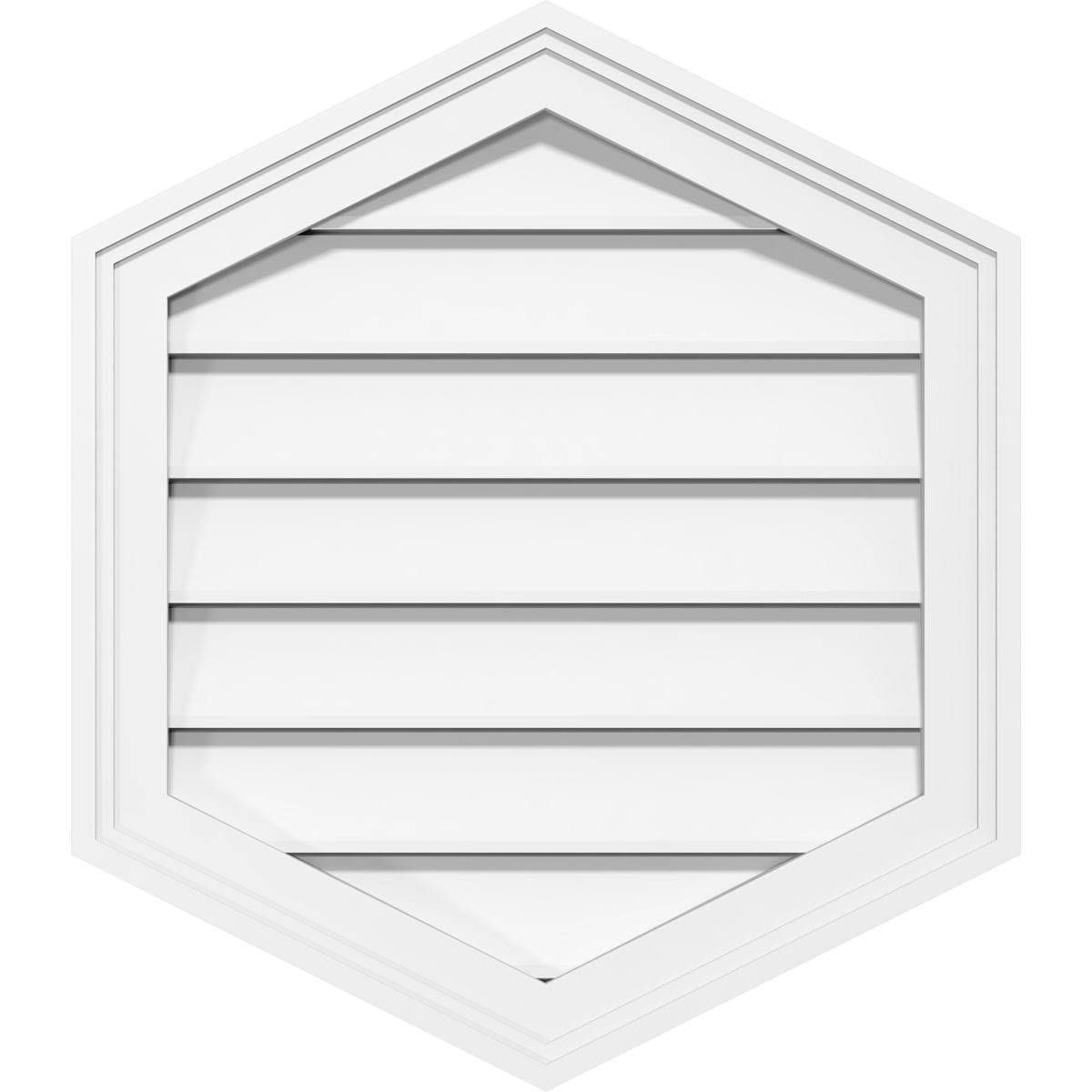 PVC Gable Vent 10/12 Pitch J47138