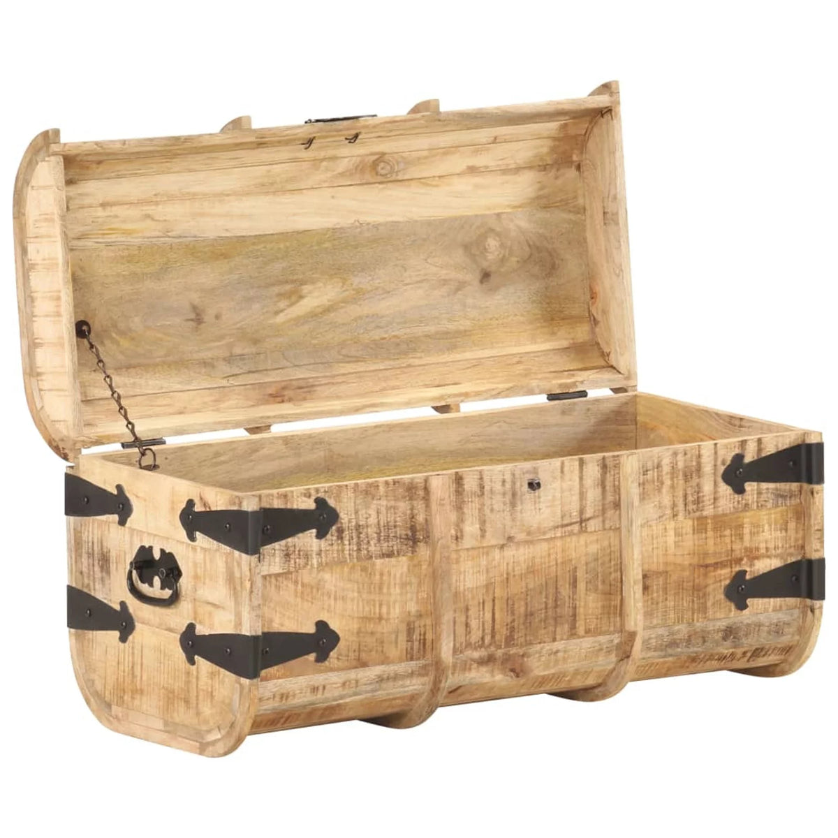Storage Chests 2 Pieces Solid Mango Wood C8269
