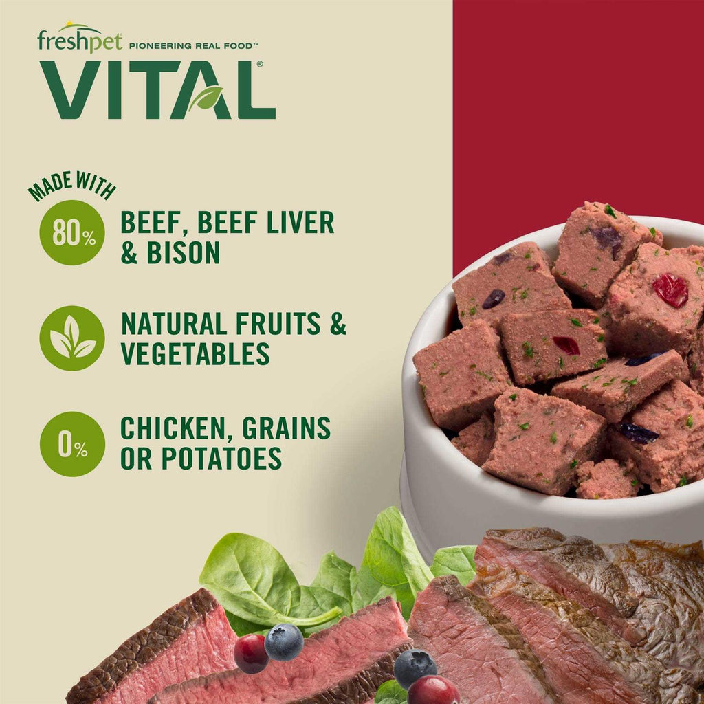 Grain-Free Beef & Bison Fresh Dog Food U79359