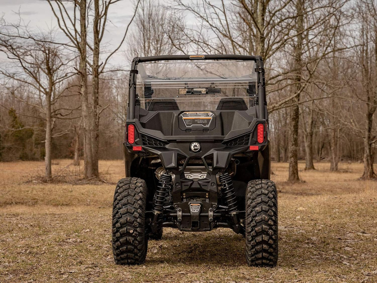 Heavy-Duty Rear Windshield 1/4 Thick Clear Polycarbonate D856