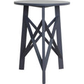 Blue Acacia Wood Accent Table S343463