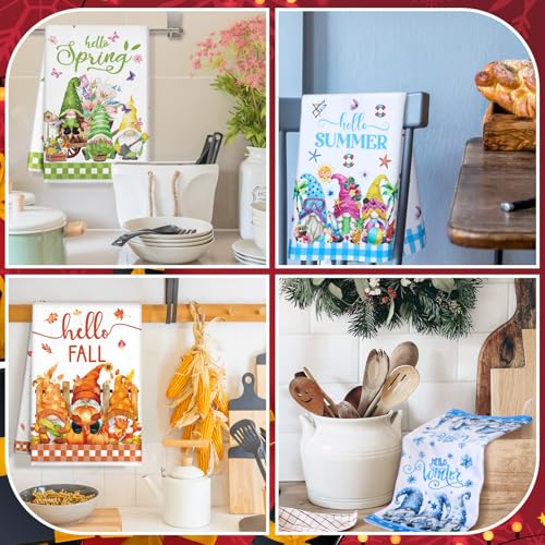 12 Pcs Seasonal Kitchen Towels Set X68732