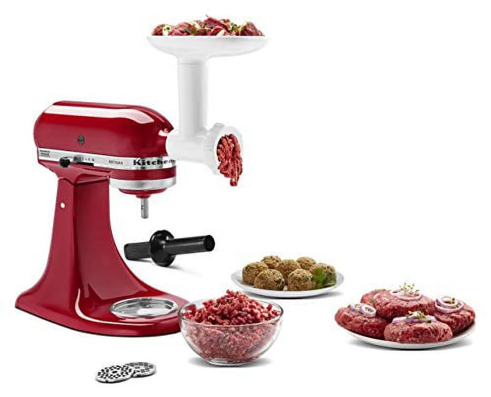 White Food Grinder Attachment R868