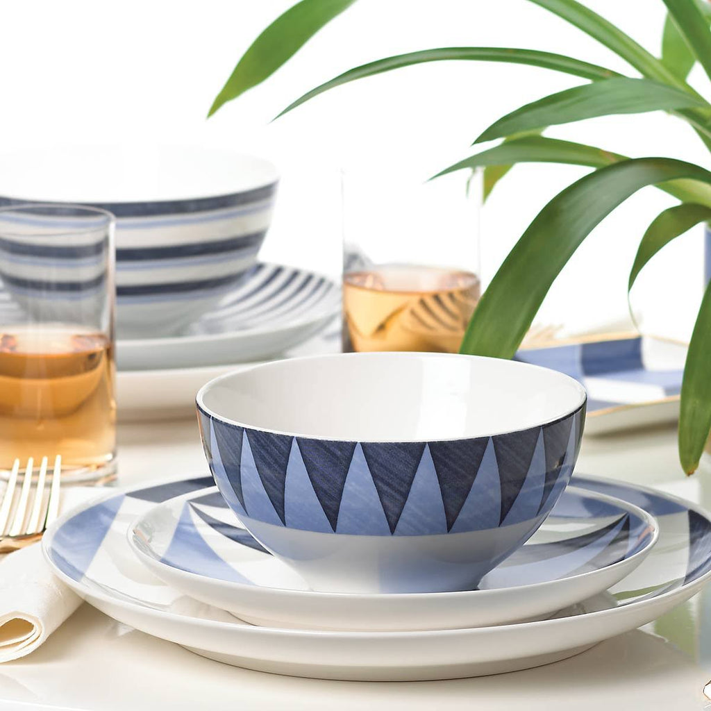 Blue 4 Piece Place Setting T467