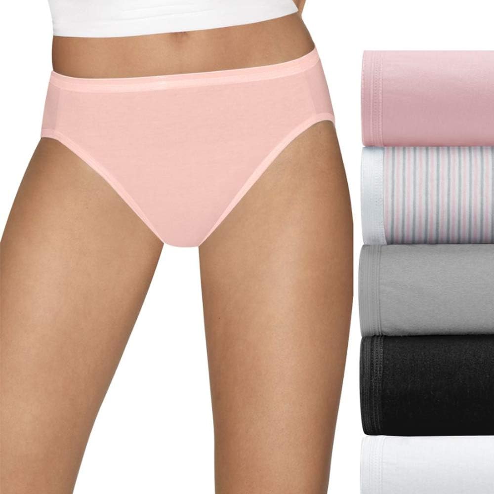12 Pack Cotton Hi-Cut Panty T779