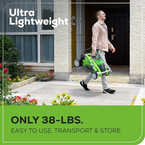 40V 21" Brushless Cordless Self-Propelled Lawn Mower with 5.0Ah Battery and Charger T84728