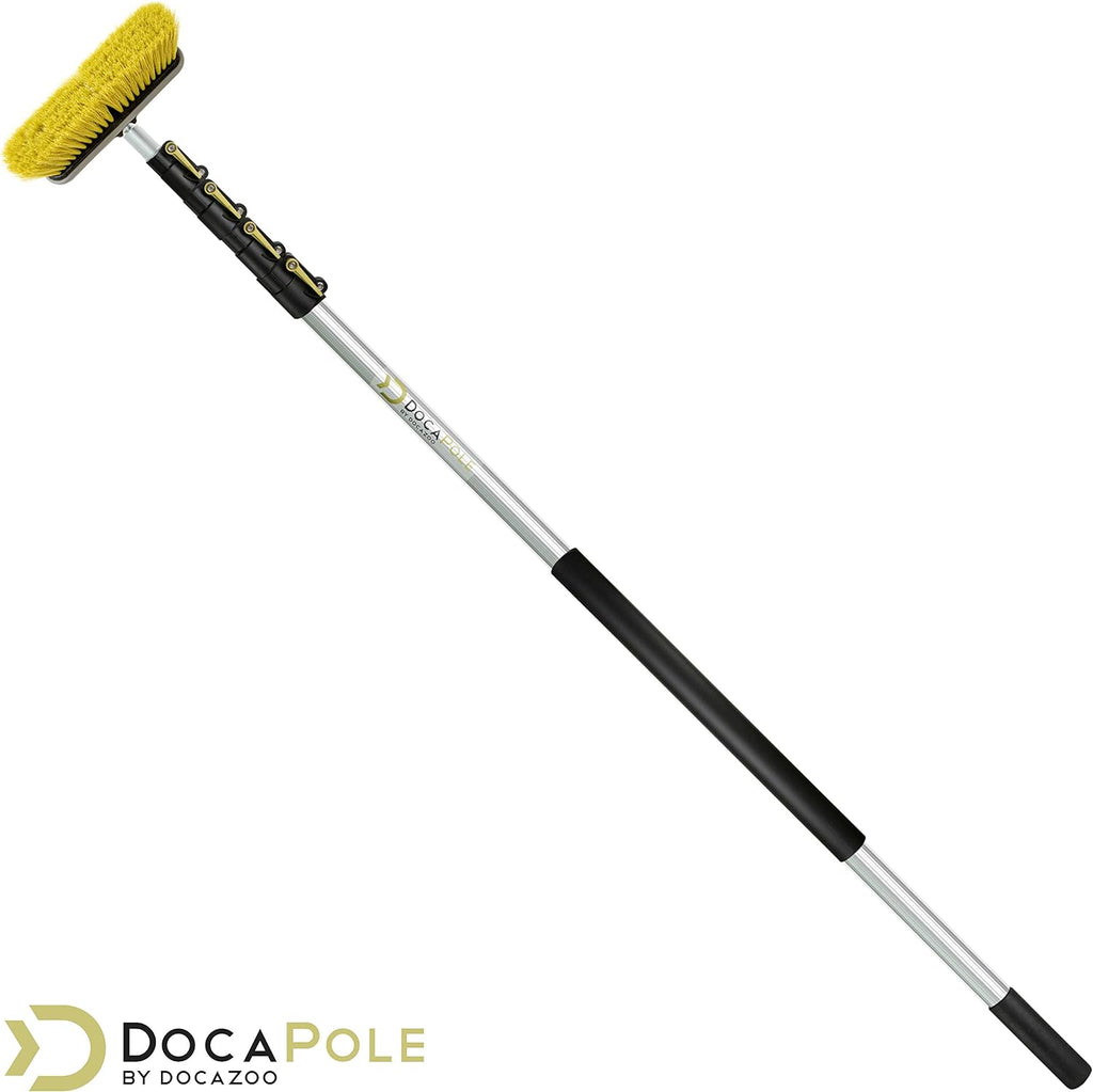 11 Inch Medium Bristle Deck Brush with Telescoping Pole V525069