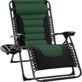 Oversized Padded Zero Gravity Folding Outdoor Recliner K547