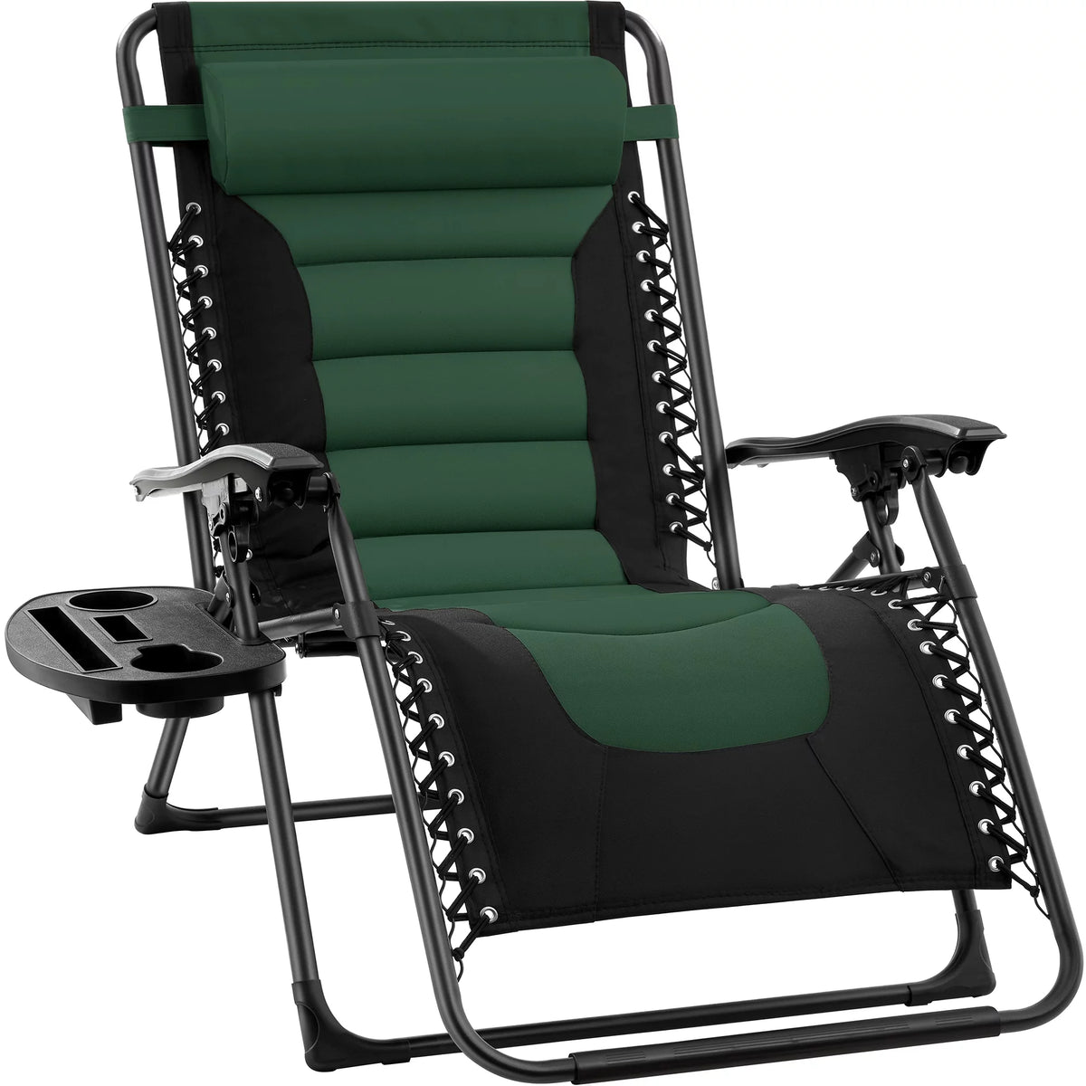 Oversized Padded Zero Gravity Folding Outdoor Recliner K547