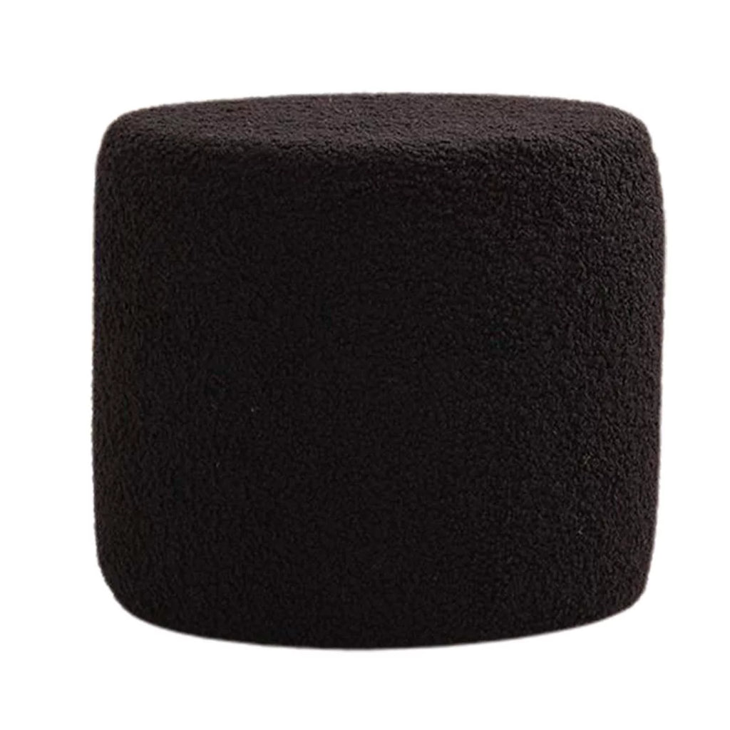 Black Foot Rest Stool Q7487