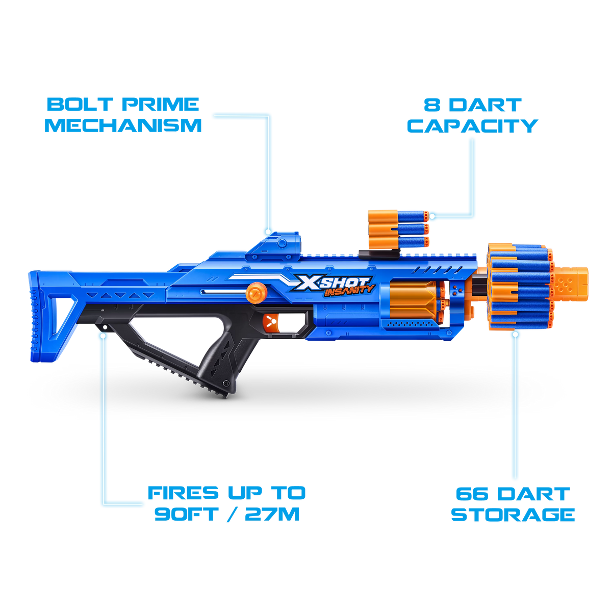 Plastic Dart Blaster (48 Darts) S482810