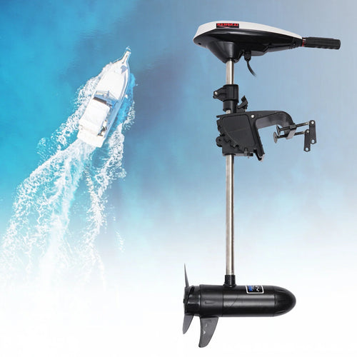 12V Telescopic Electric Outboard Motor 552W 45LBS W4319