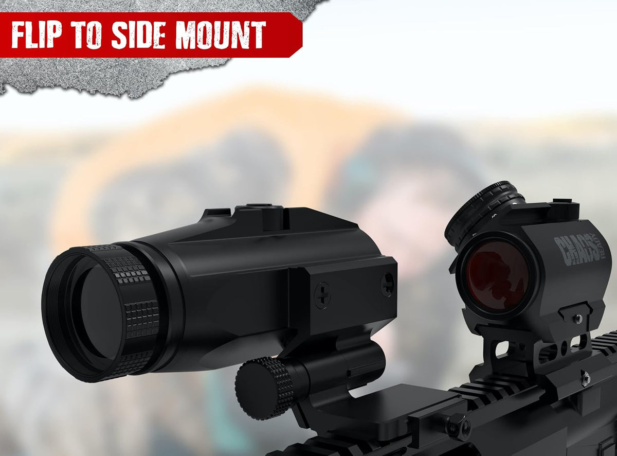 3X Red Dot Magnifier with QD Side Flip Mount P763