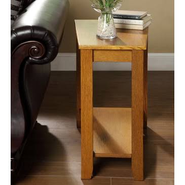 Espresso Chairside Table M39691