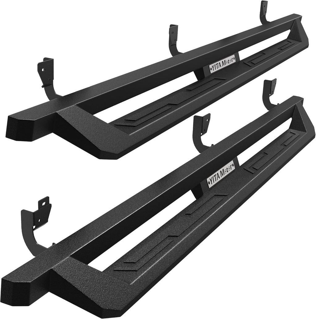 Black Powder Coated Drop Side Steps Running Boards Q545