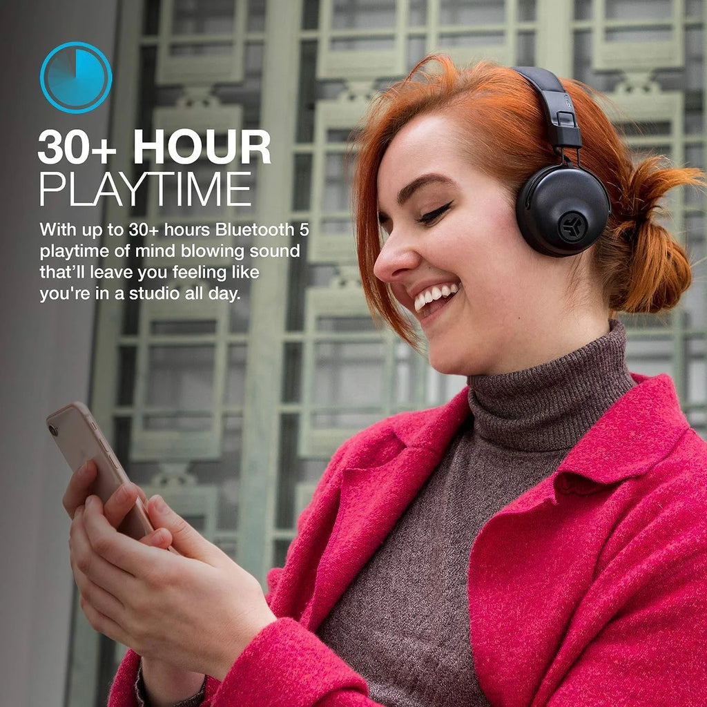 Black Wireless On-Ear Headphones F7213