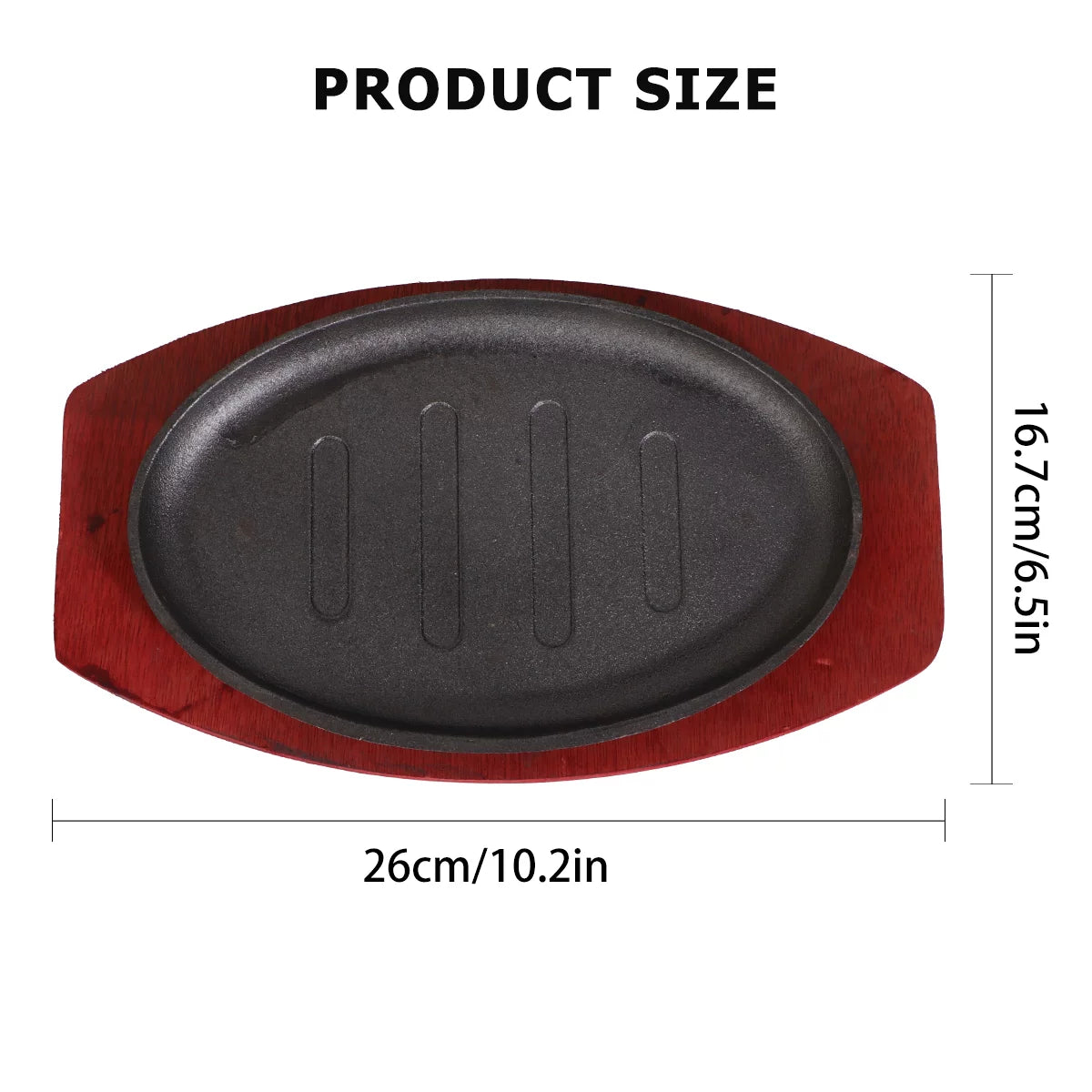 Iron Steak Frying Pan T391106