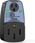 4100 Joules RV Surge Protector with 50 Amp Male to 50 Amp Female and 15 Amp Female L11072
