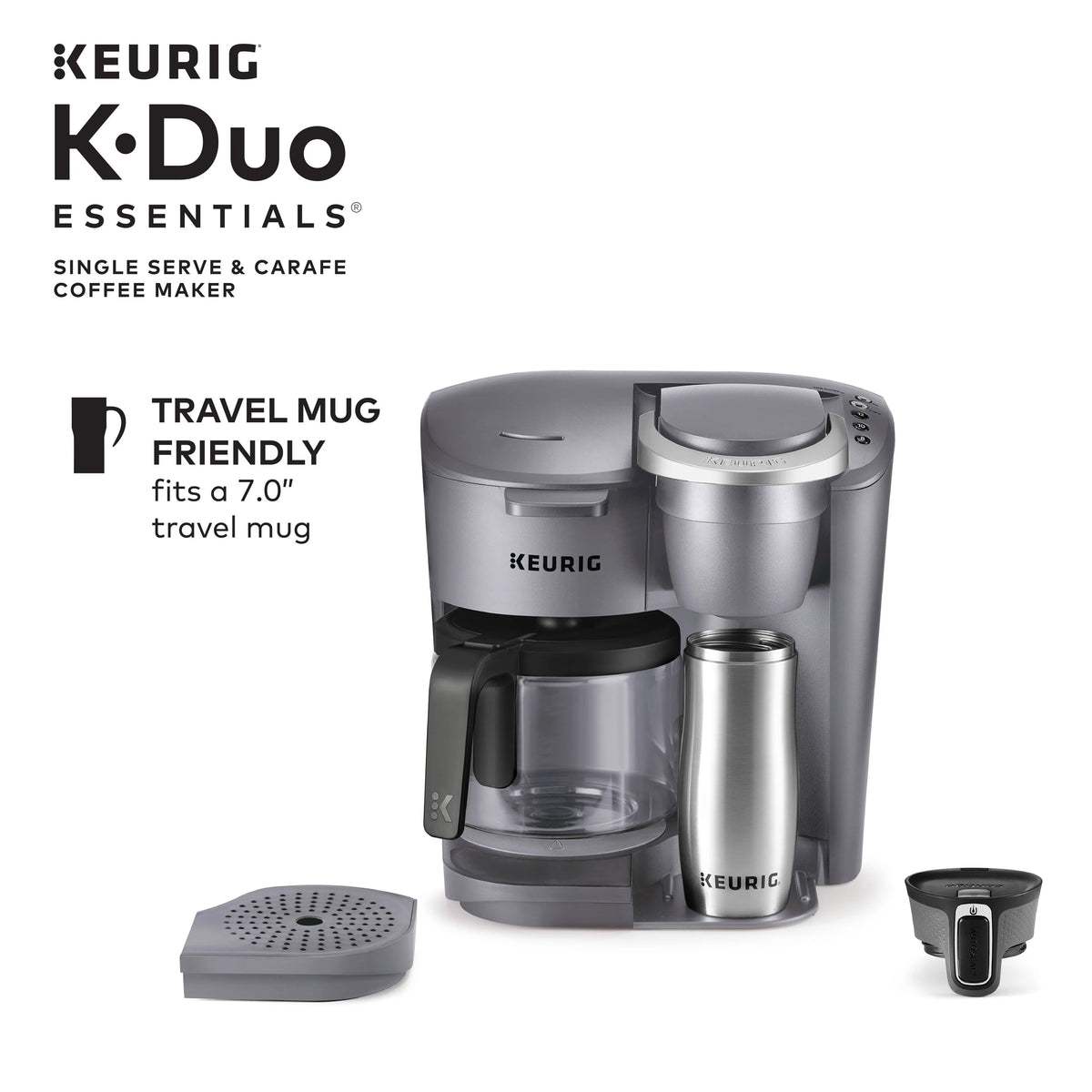 Black Single-Serve K-Cup Pod Coffee Maker E7769