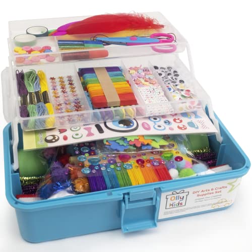 Kids Craft Kit in a Plastic Craft Box Organizer B412961