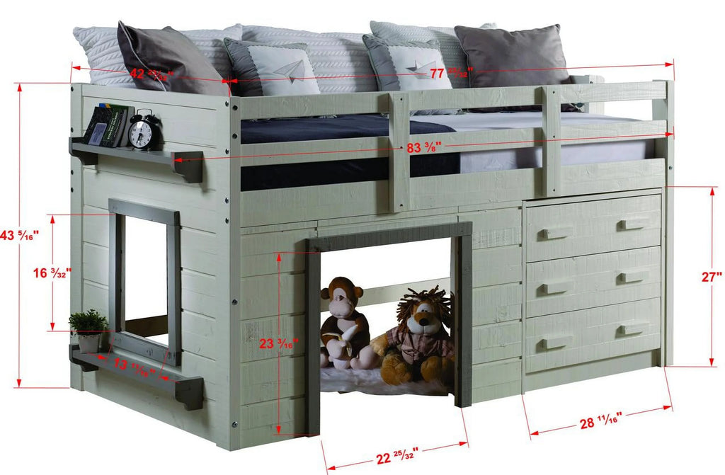 White & Grey Low Loft H701251