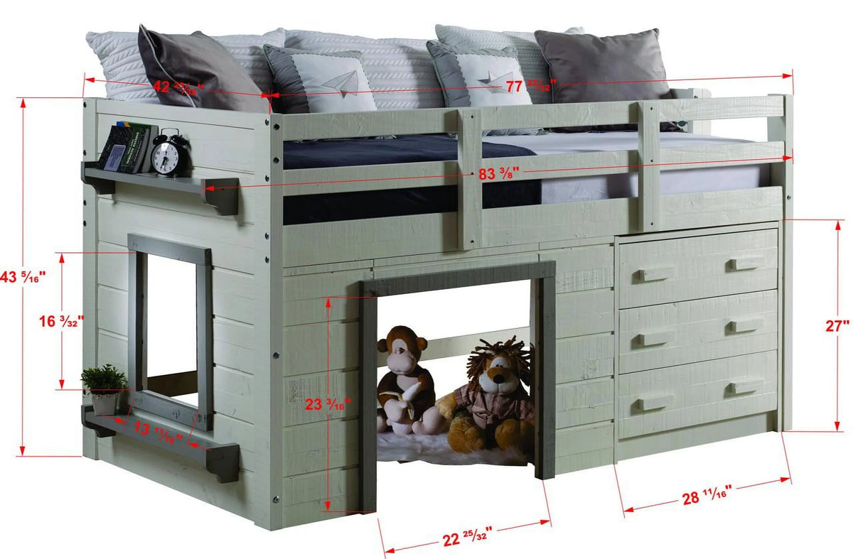 White & Grey Low Loft H701251