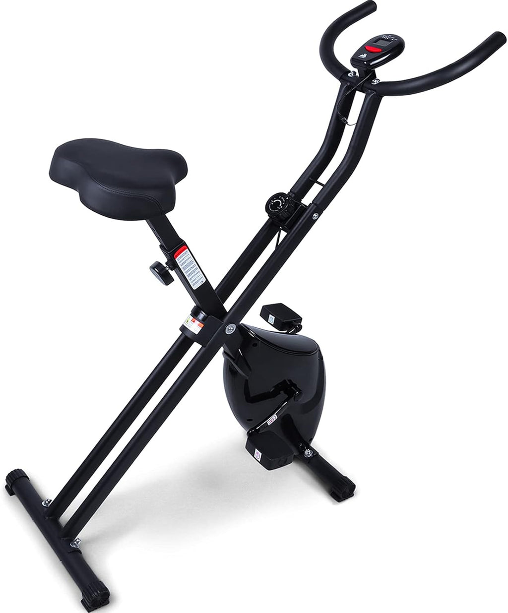 Foldable Magnetic Upright Exercise Bike with 8 Resistance Levels D409
