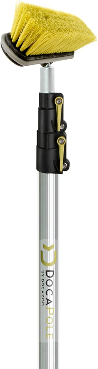 11 Inch Medium Bristle Deck Brush with Telescoping Pole V525069
