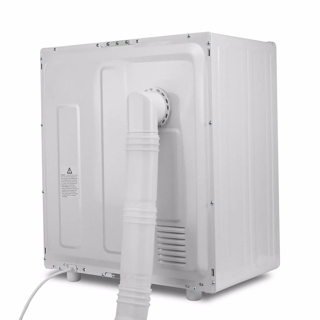 Electric Compact Laundry Dryer 8.8lbs Capacity White P4626
