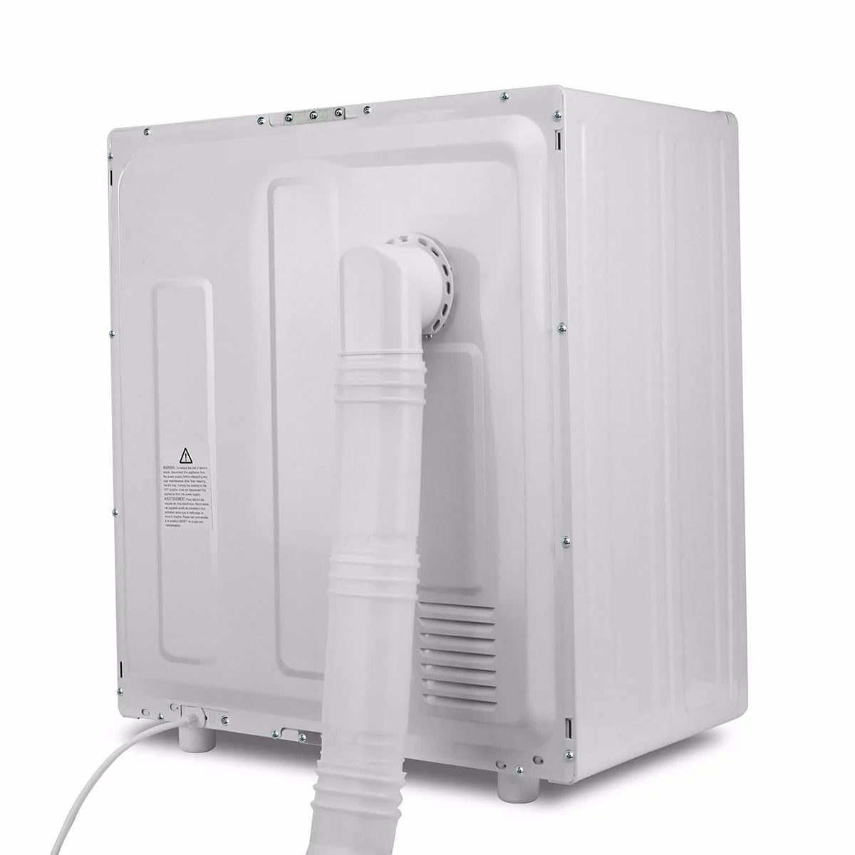 Electric Compact Laundry Dryer 8.8lbs Capacity White P4626