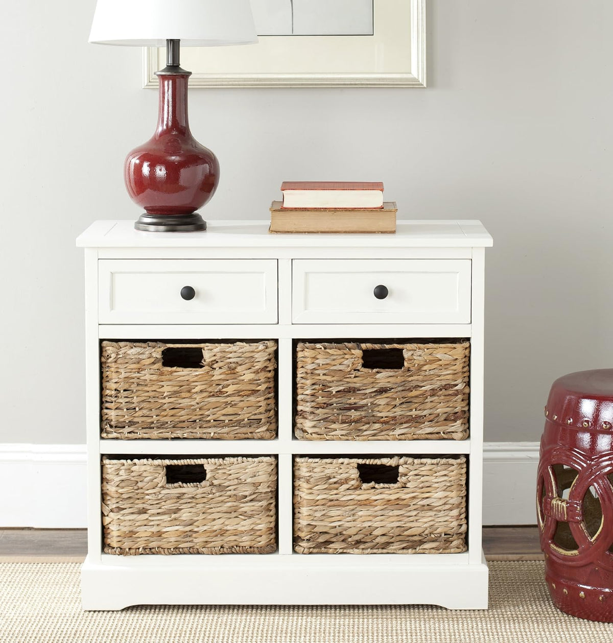 Vintage Grey Storage Unit O249281