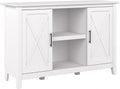 Pure White Oak Accent Cabinet with Doors W506