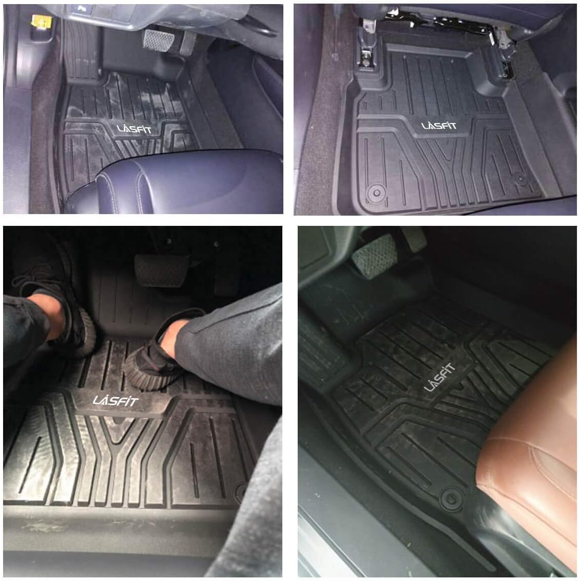 Black TPE Floor Liners for Honda Accord Sedan 2018-2022 Z185255