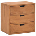 Solid Teak Wood Bedside Cabinet A36084