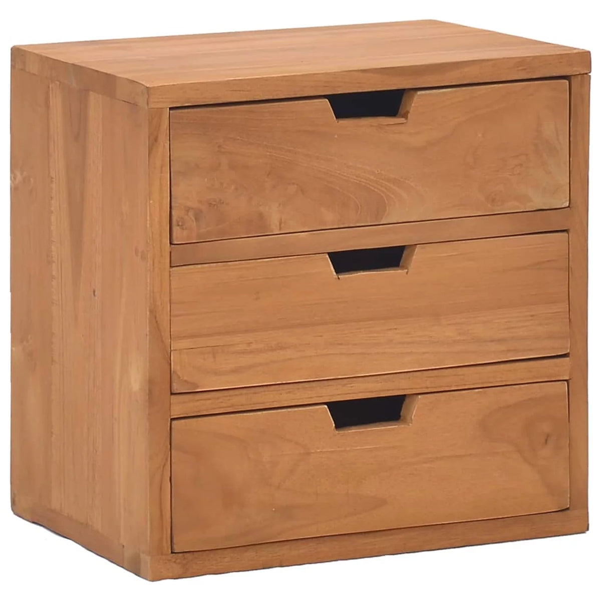 Solid Teak Wood Bedside Cabinet A36084