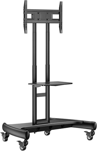 32-82 Inch Mobile TV Cart with Wheels W692