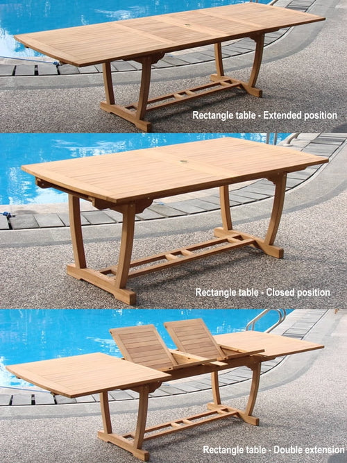 10 Seater 11 Pc Teak Dining Set P812