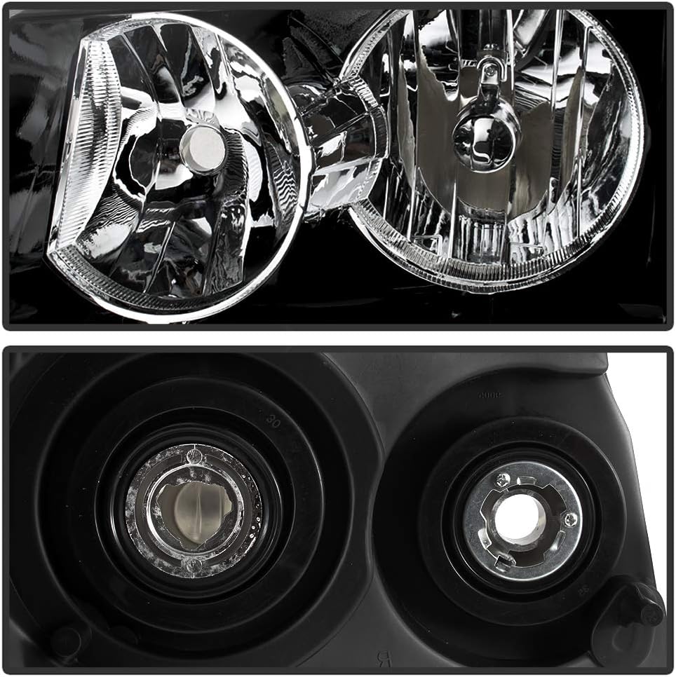 Black Headlights Driver + Passenger Side S299855