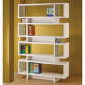 White 4 Tier Open Bookcase U993