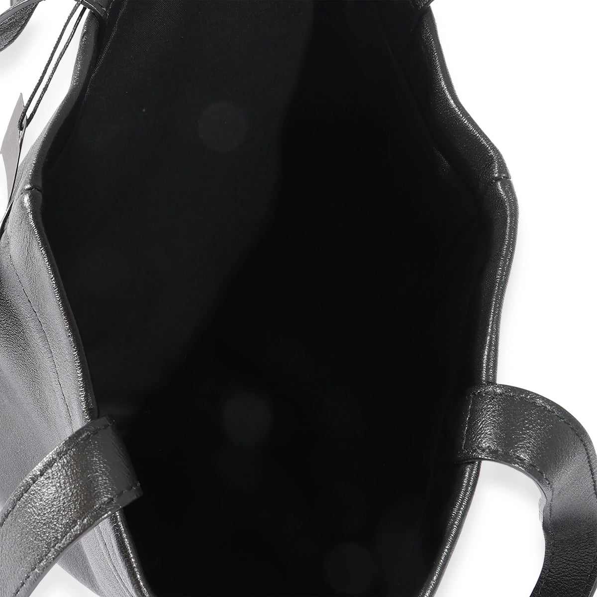 Black Calfskin Flat Shopping Tote W831040
