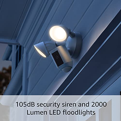 Wired Floodlight Cam with 1080p HD Video I98557